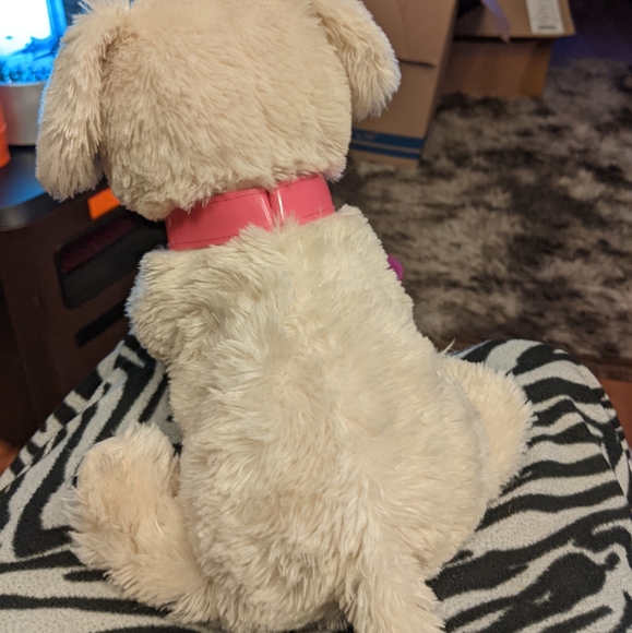 BARBIE Dog Glam Girl Plush Working Interactive Dog Light Up collar Just Play - Picture 8 of 12